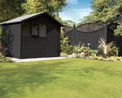 black tudor fence paint|black fence paint b&m.